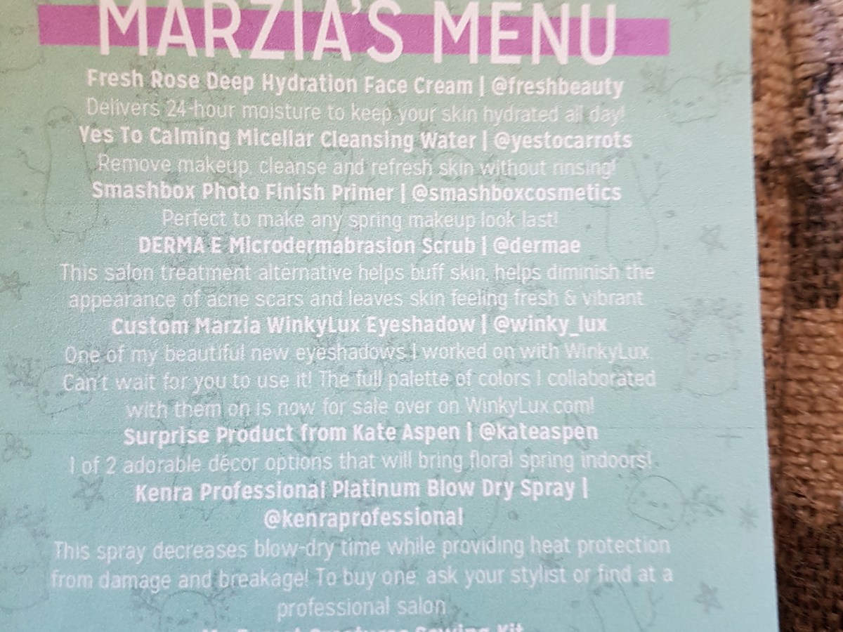 Unboxing – Marzia Floral&nbsp;Box